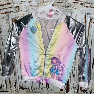 Cute light shimmery mermaid jacket for girls